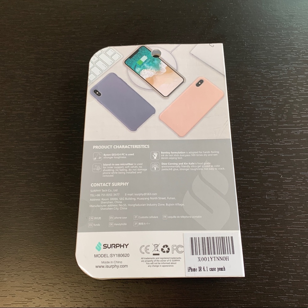 iPhone XR 6.1 phone case peach - Picture 2 of 2